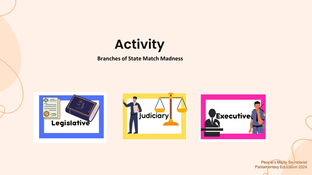 activity branches of state match madness