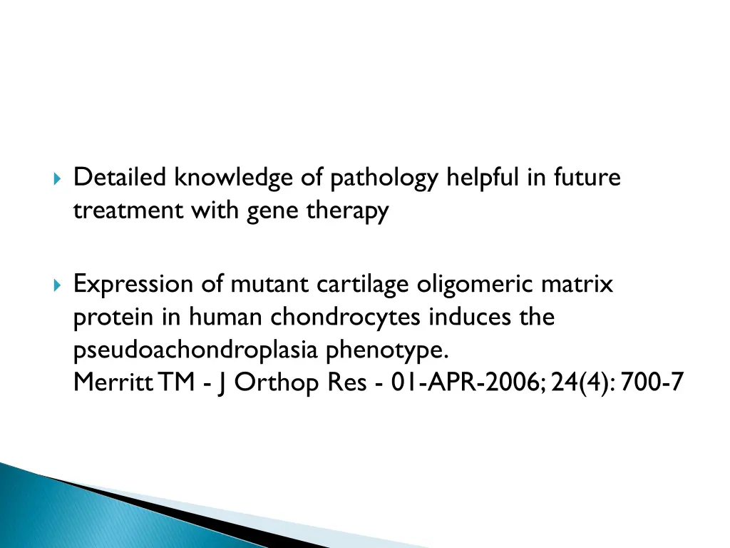 detailed knowledge of pathology helpful in future