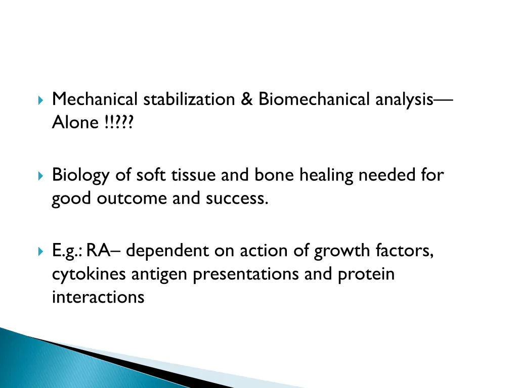mechanical stabilization biomechanical analysis