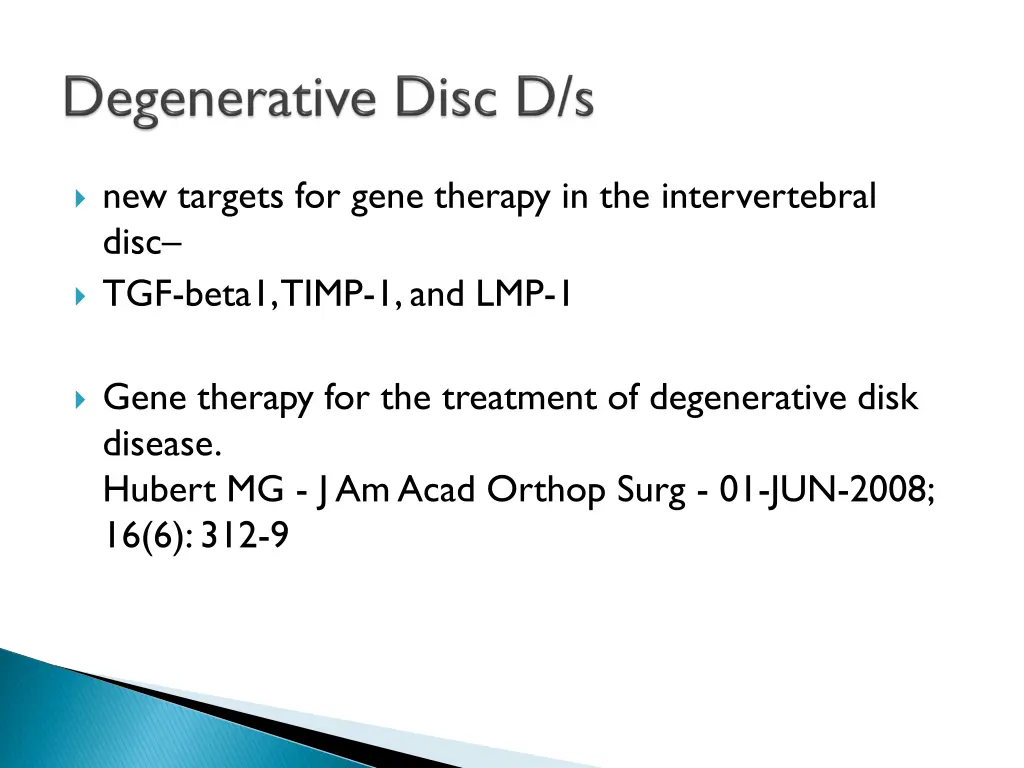 new targets for gene therapy
