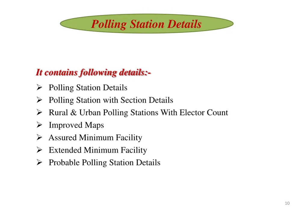 polling station details