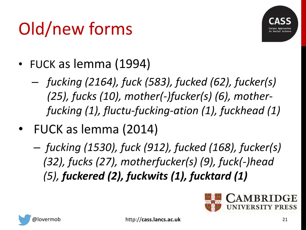 old new forms