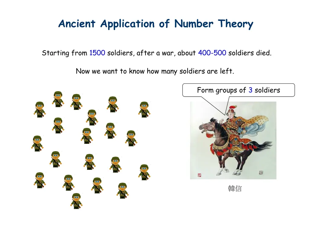 ancient application of number theory