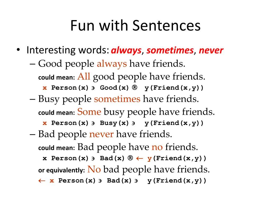 fun with sentences 10