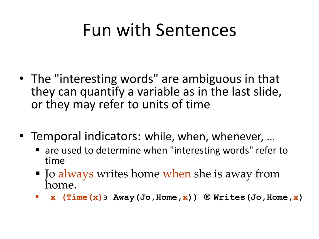 fun with sentences 11