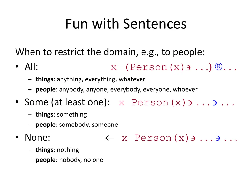 fun with sentences 3