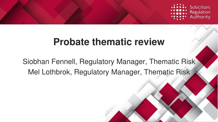 probate thematic review
