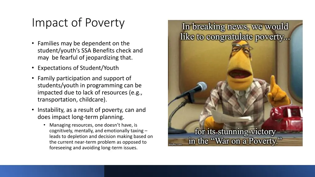 impact of poverty
