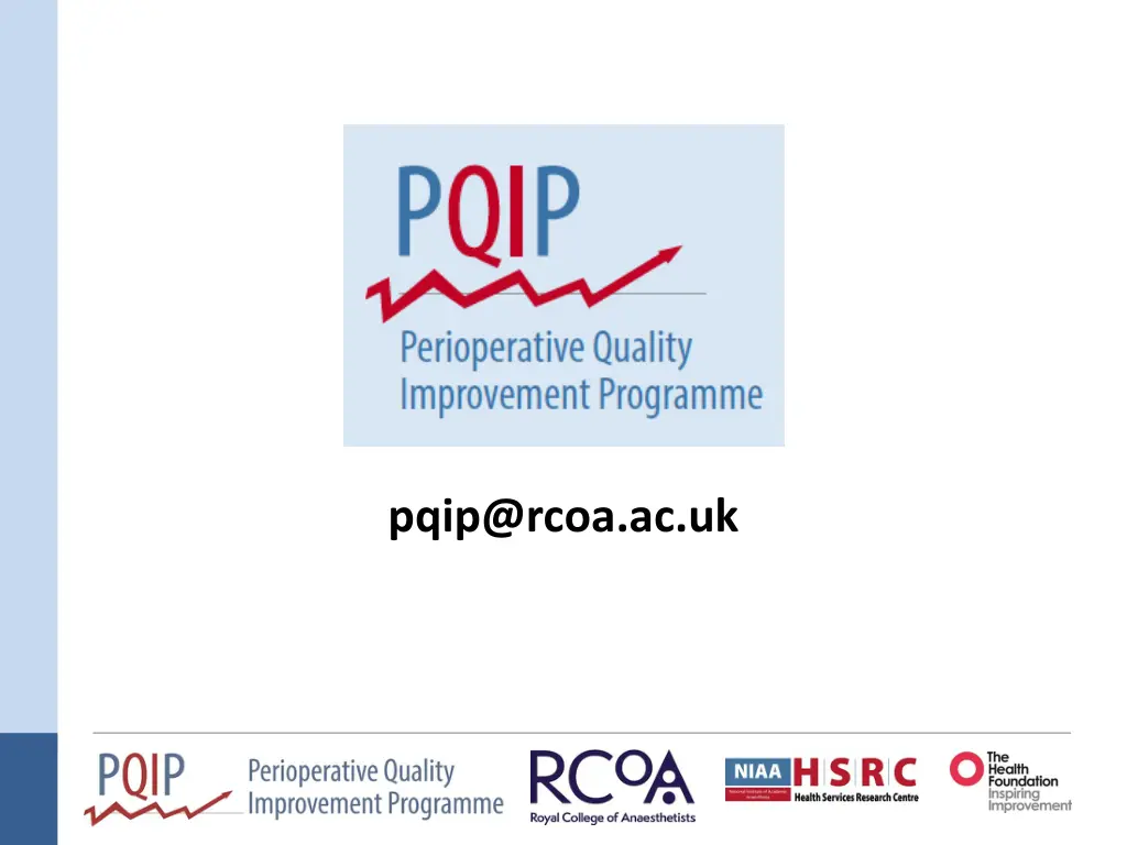 pqip@rcoa ac uk
