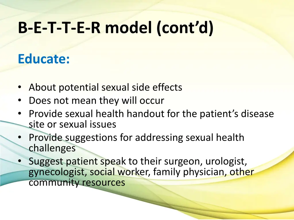 b e t t e r model cont d 3