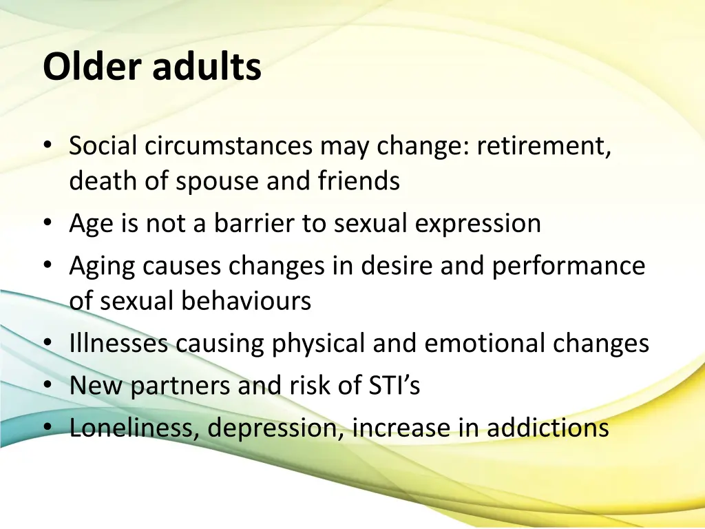 older adults
