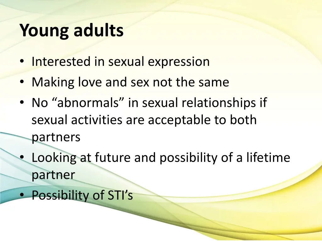 young adults