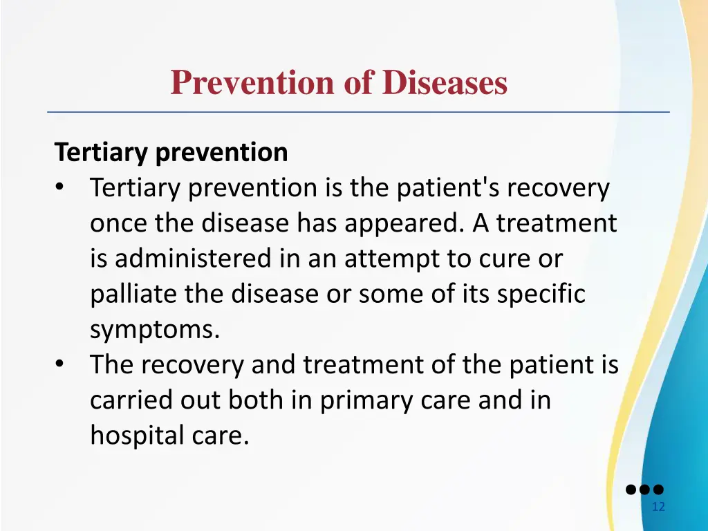 prevention of diseases 2