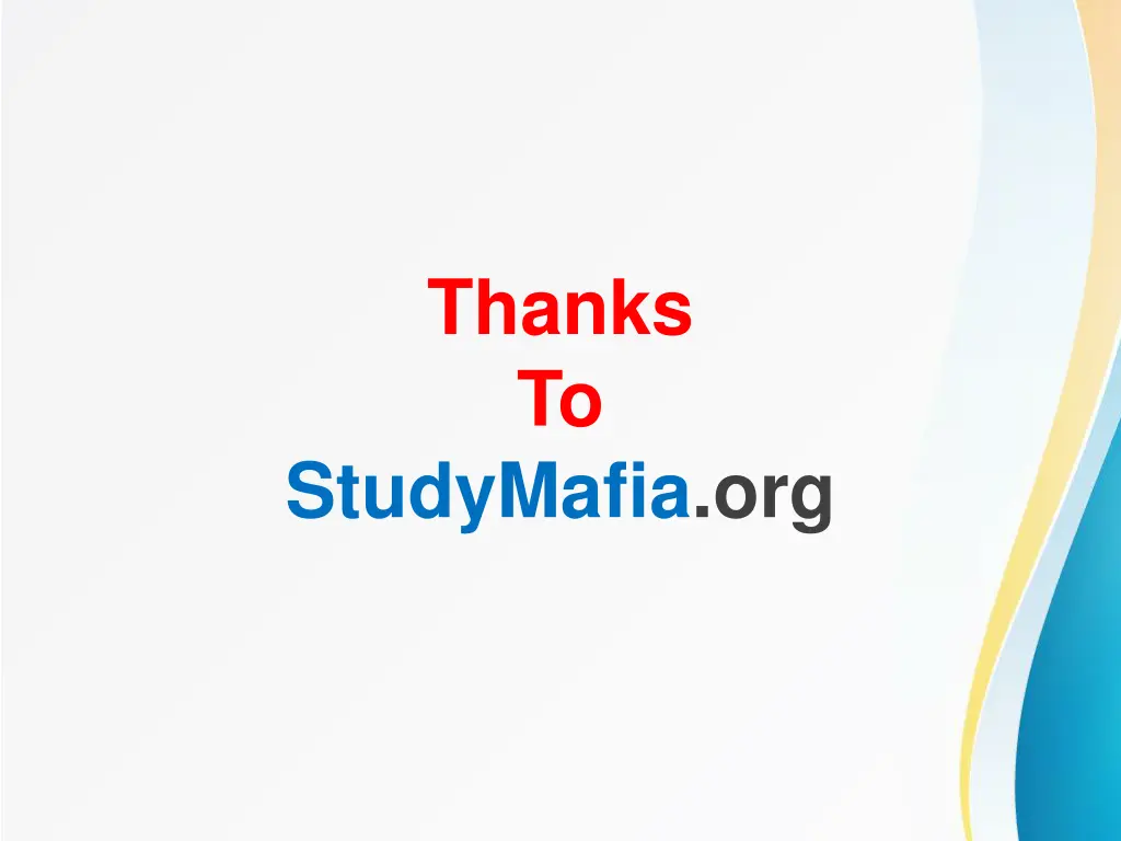 thanks to