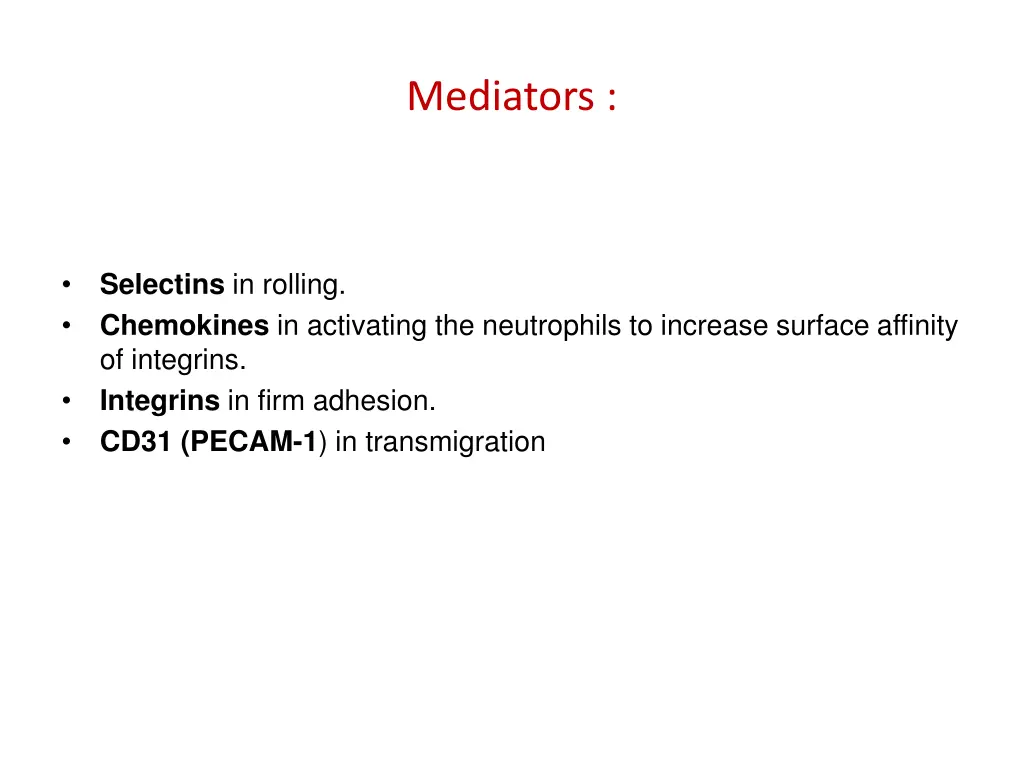 mediators