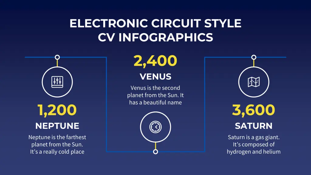 electronic circuit style cv infographics 2 400