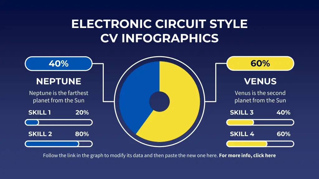 electronic circuit style cv infographics 2