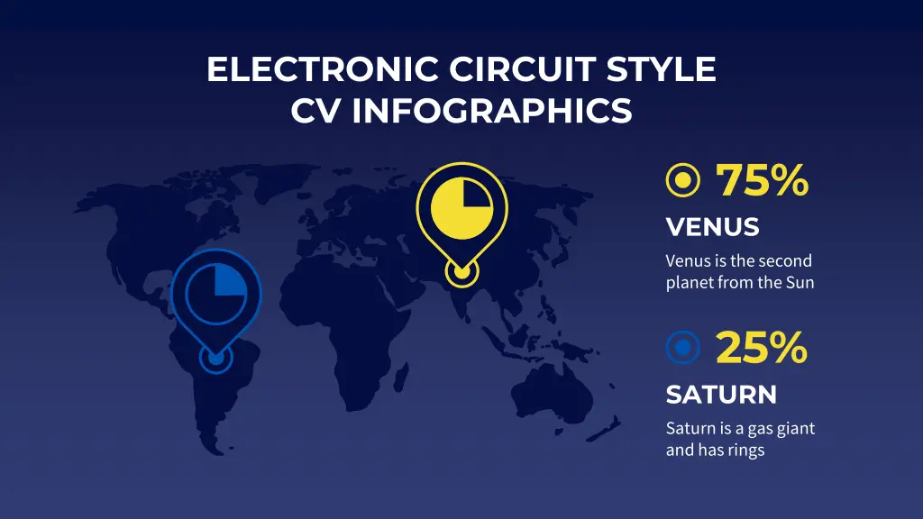 electronic circuit style cv infographics 20