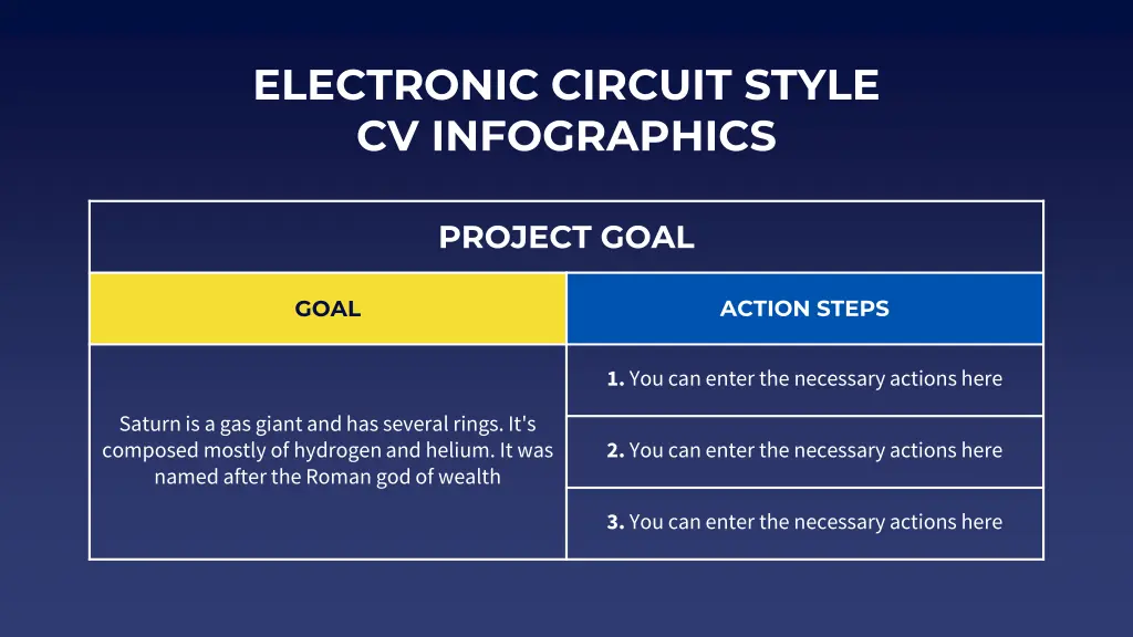 electronic circuit style cv infographics 28
