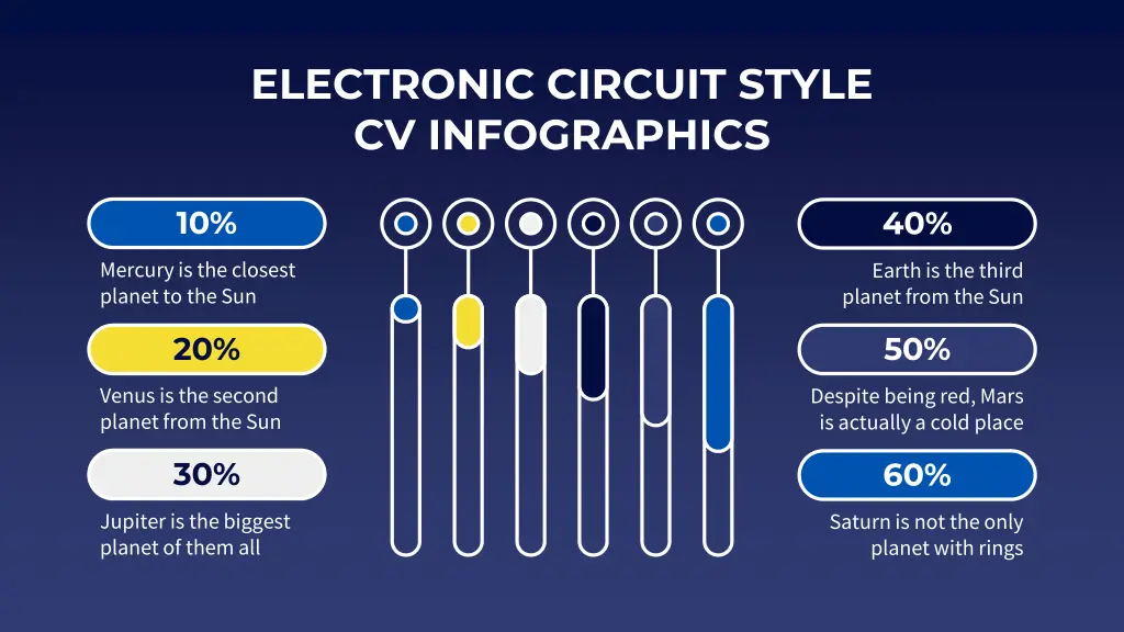 electronic circuit style cv infographics 6
