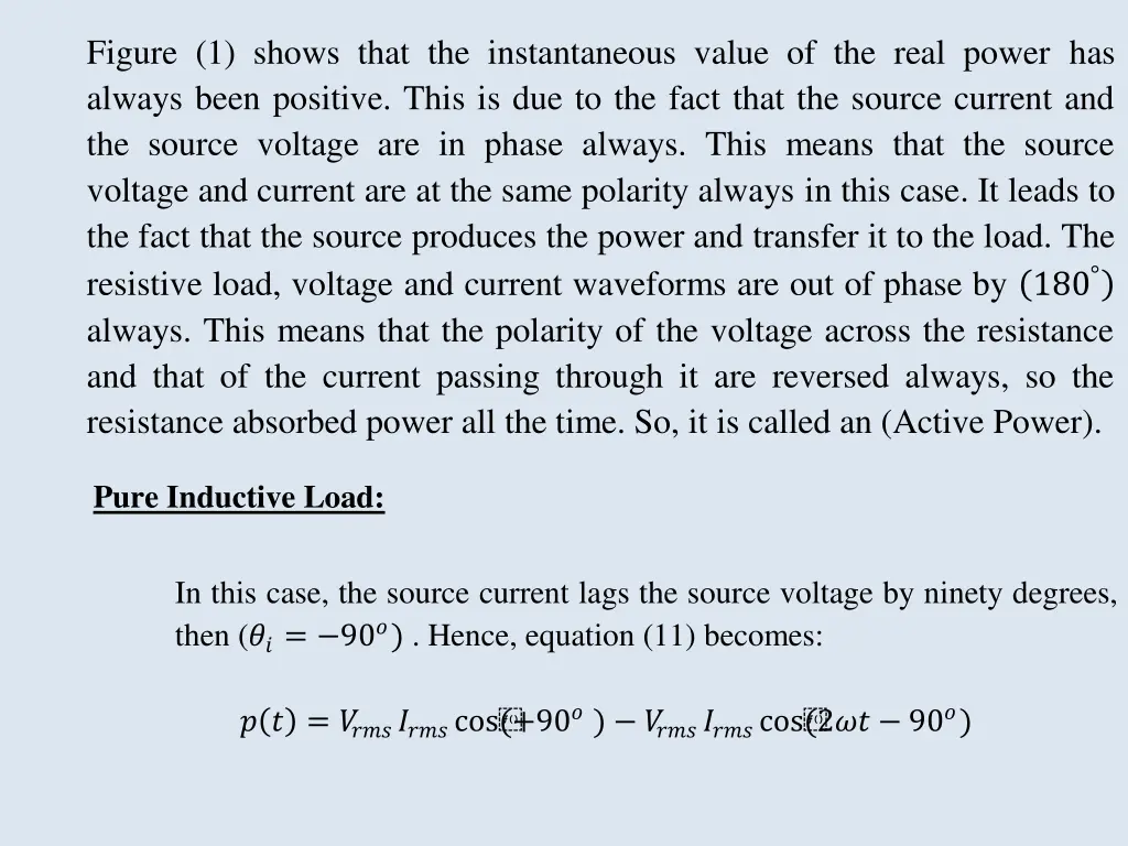 figure 1 shows that the instantaneous value