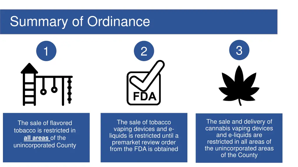 summary of ordinance