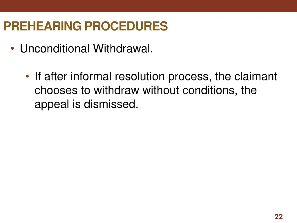 prehearing procedures 4