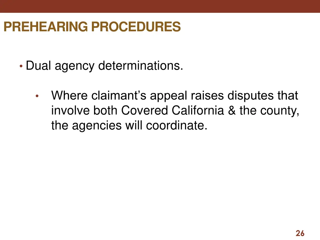 prehearing procedures 7