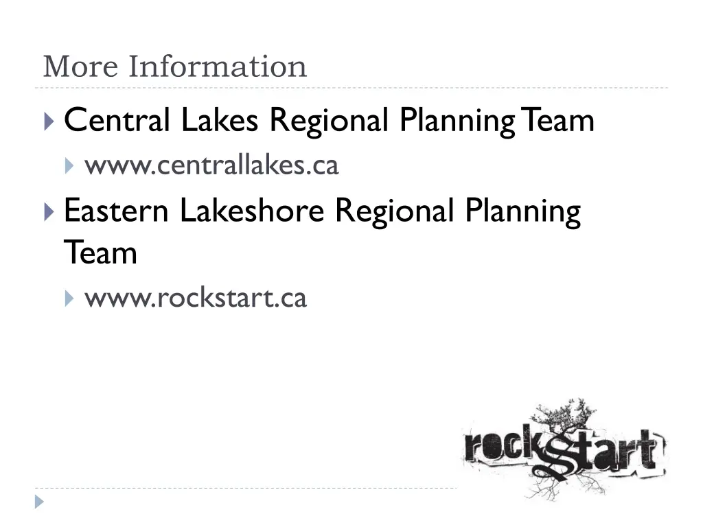 more information