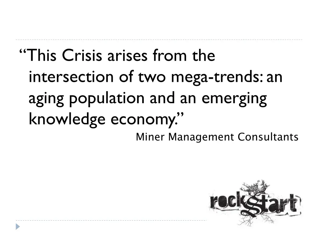 this crisis arises from the intersection
