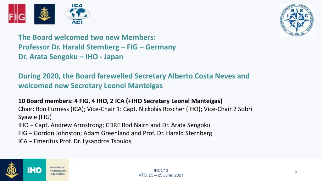 the board welcomed two new members professor