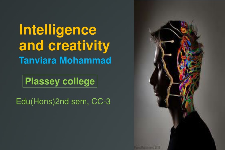 intelligence and creativity