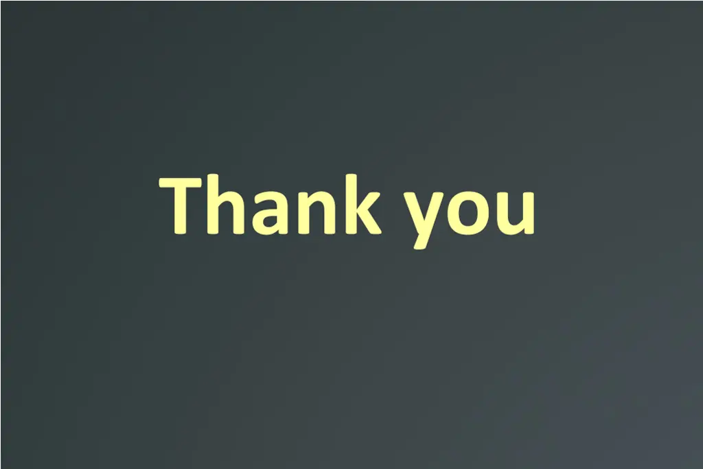 thank you