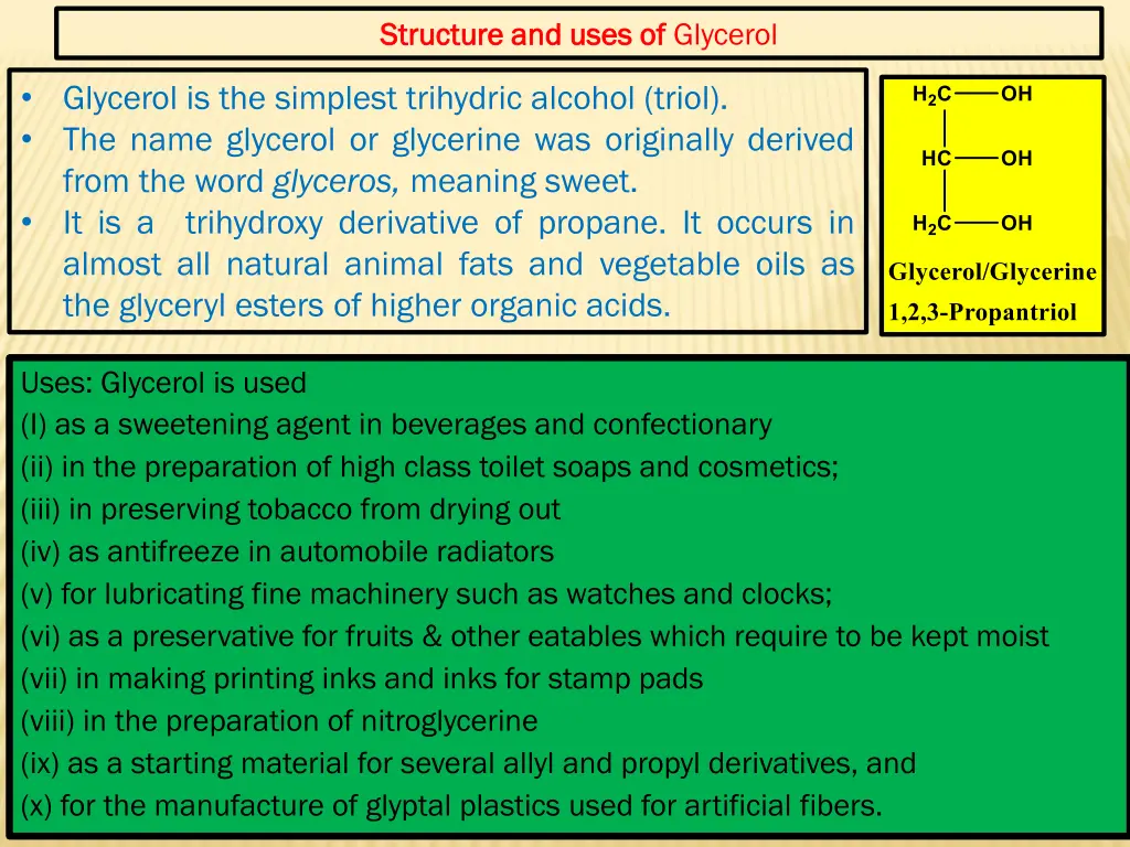 structure and uses structure and uses of 1