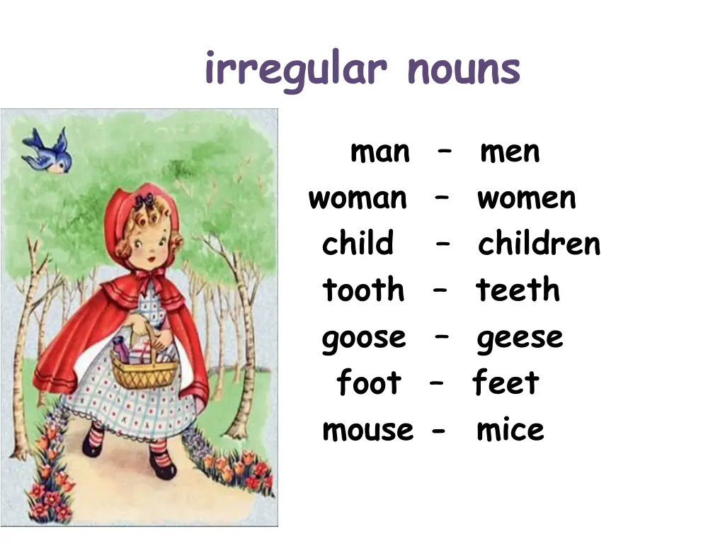 irregular nouns