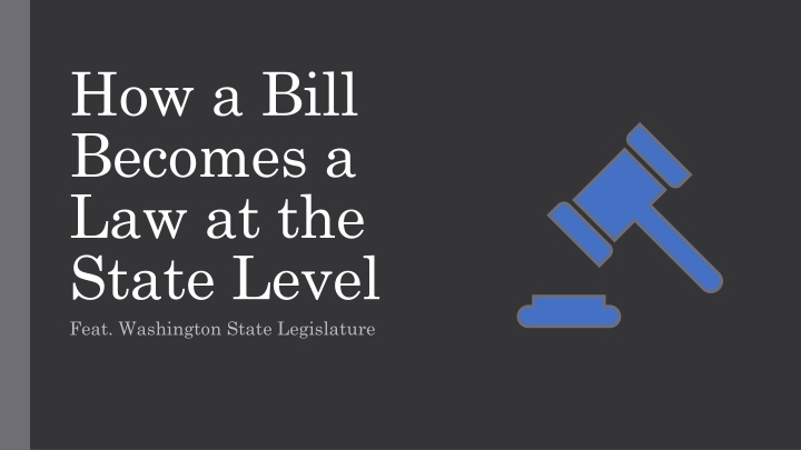 how a bill becomes a law at the state level feat