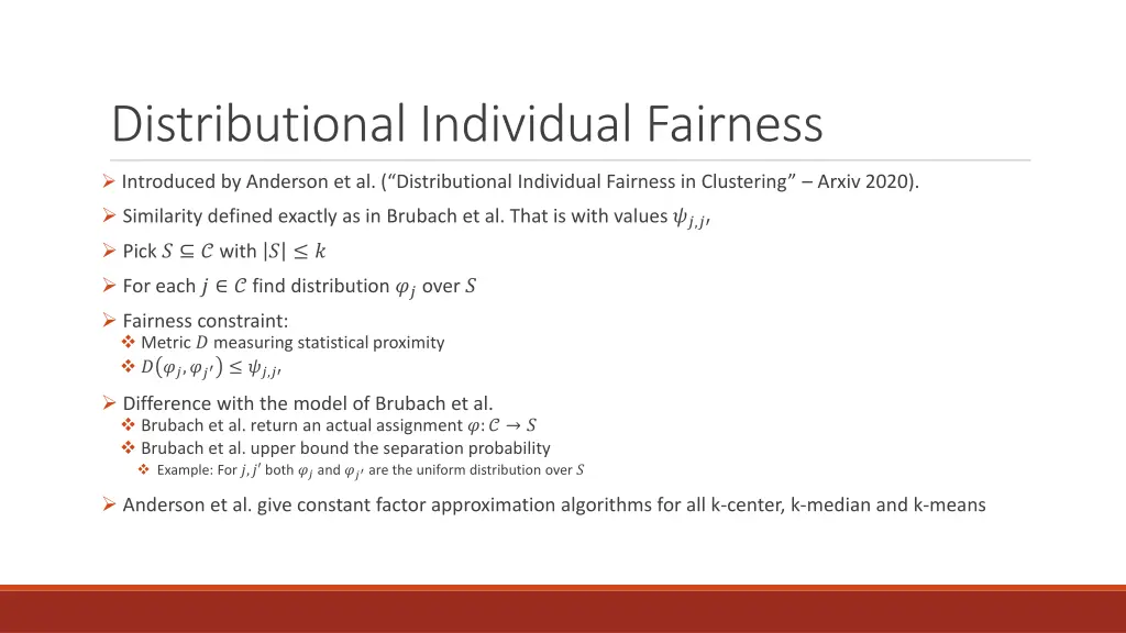 distributional individual fairness