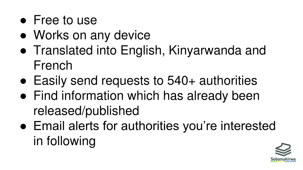 free to use works on any device translated into