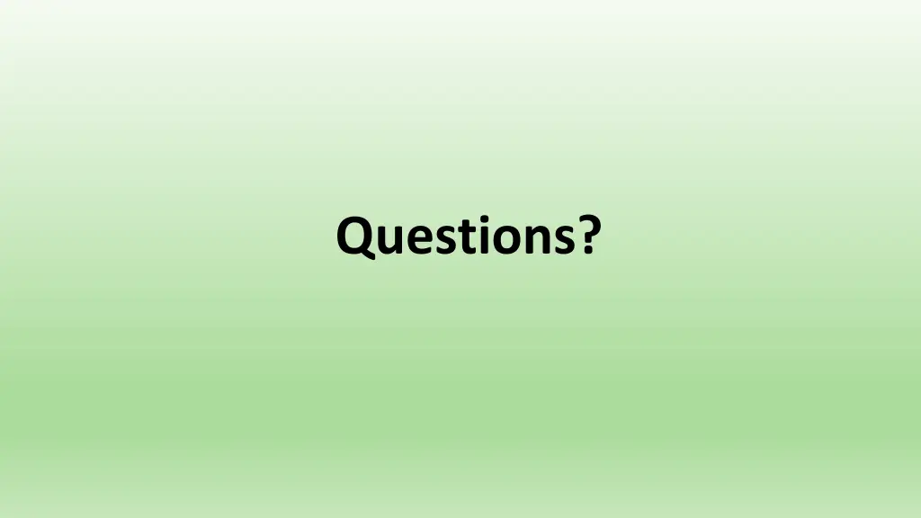 questions