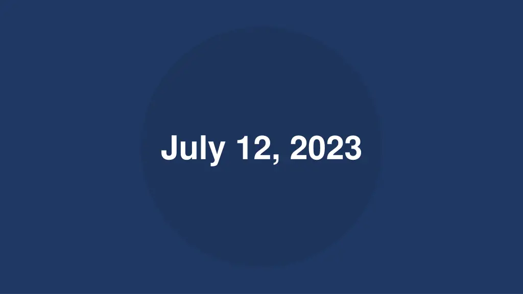 july 12 2023