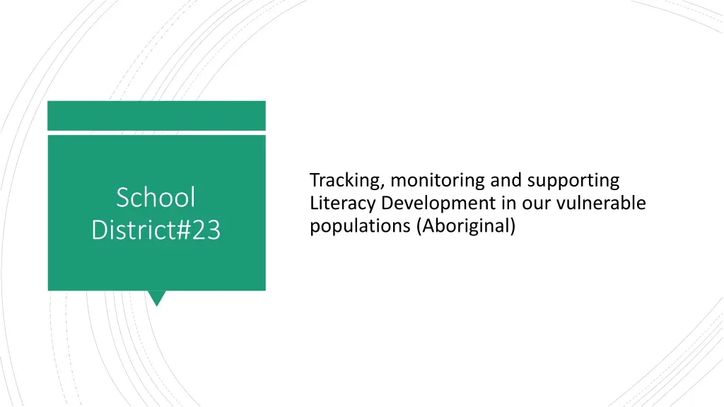 tracking monitoring and supporting literacy
