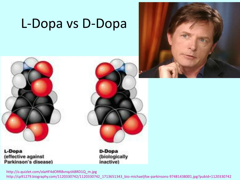l dopa vs d dopa