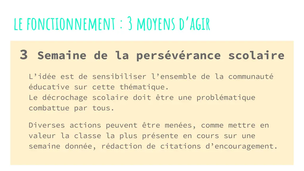 le fonctionnement 3 moyens d agir 2