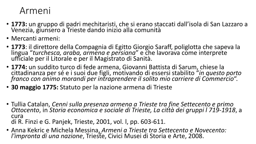 armeni 1773 un gruppo di padri mechitaristi