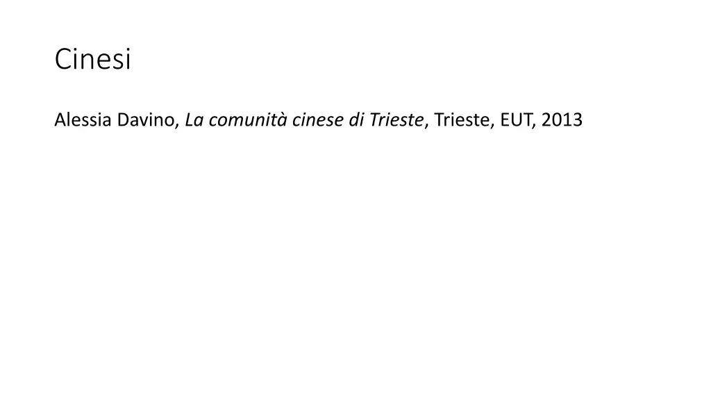 cinesi