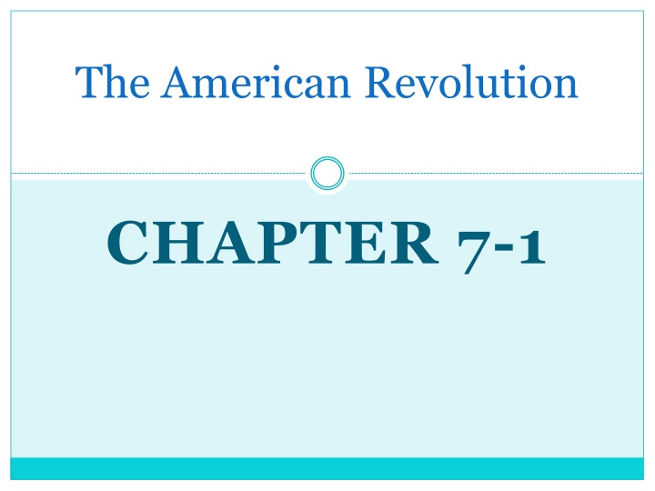 the american revolution