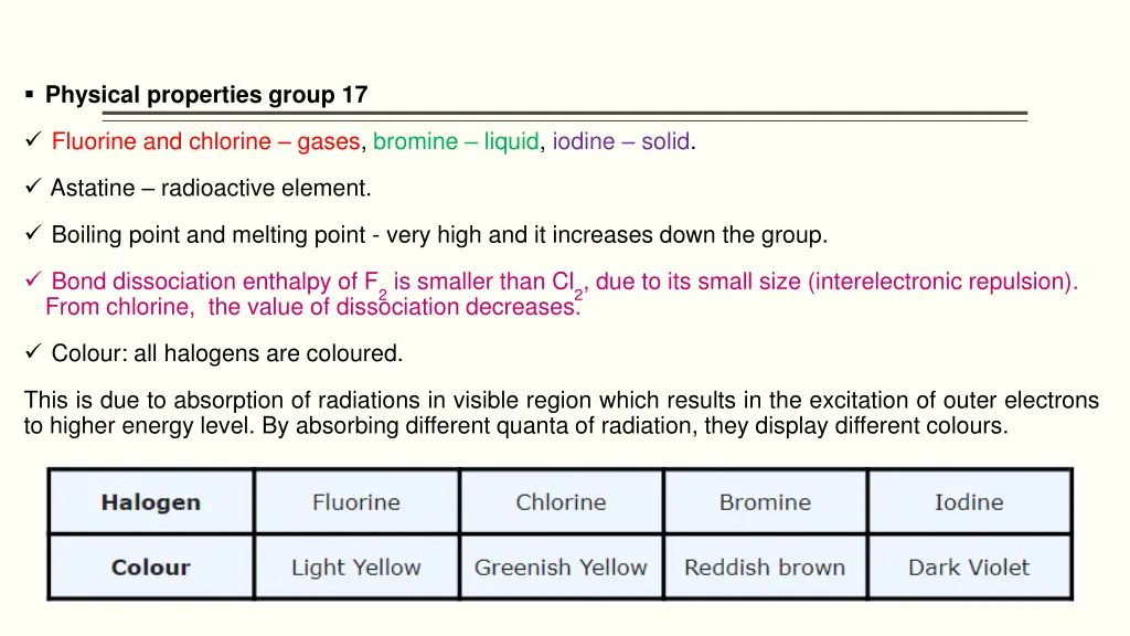 physical properties group 17