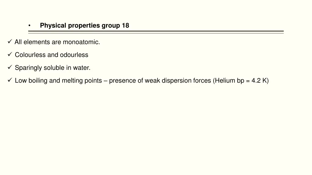 physical properties group 18