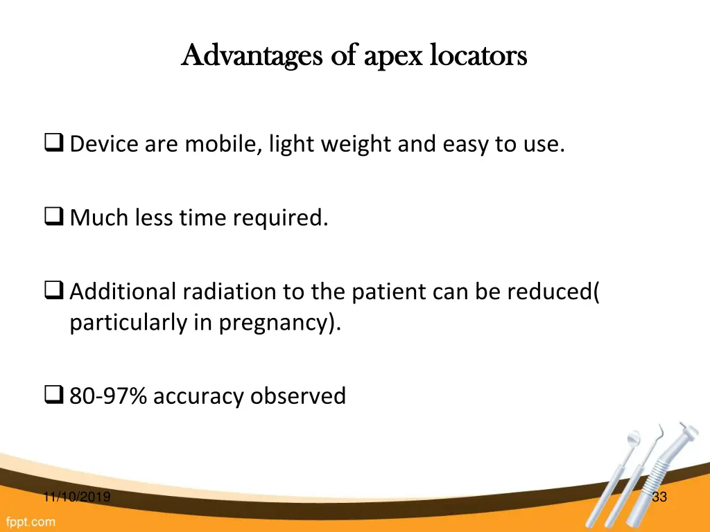 advantages of apex locators advantages of apex