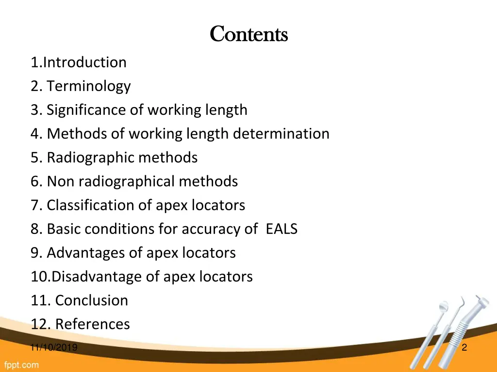 contents contents